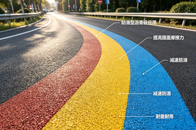 防滑型沥青砼